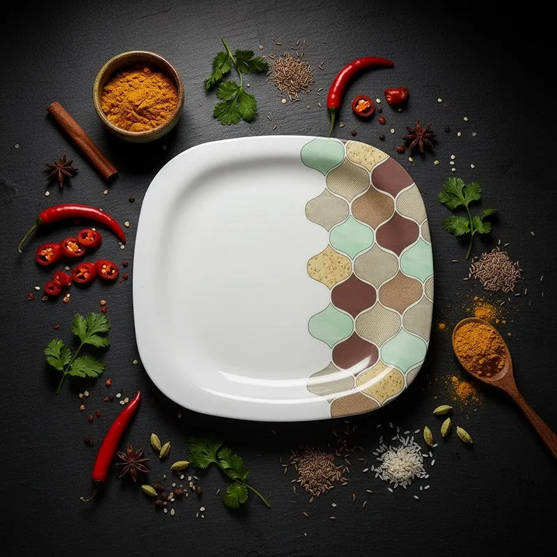 Texture Melamine Dinner Plates - Set of Six media 3