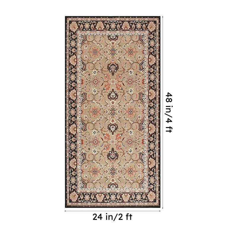 Zinat Velvet Rectangle Anti-Skid Carpet media 8