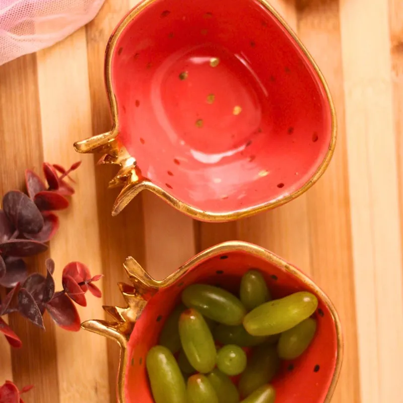 Odetta Ceramic Snack Bowl (Red) - 200 mL media 3