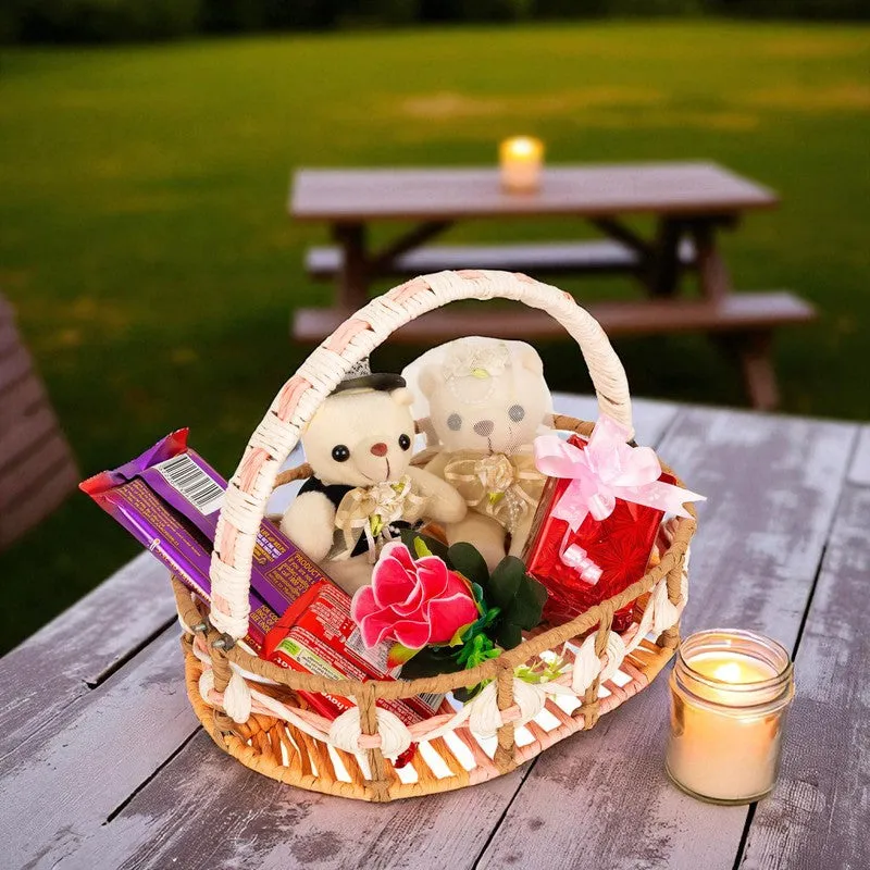 Aurelia (Raffia,Metal) Fruit Basket media 7