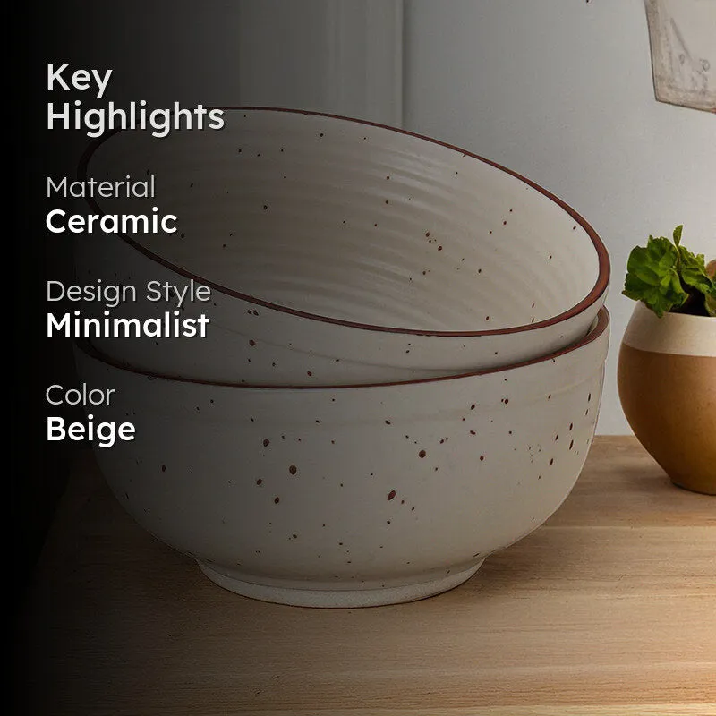 Speckled Ridge Serving Bowl (1000 mL Each) - Set Of Two media 2