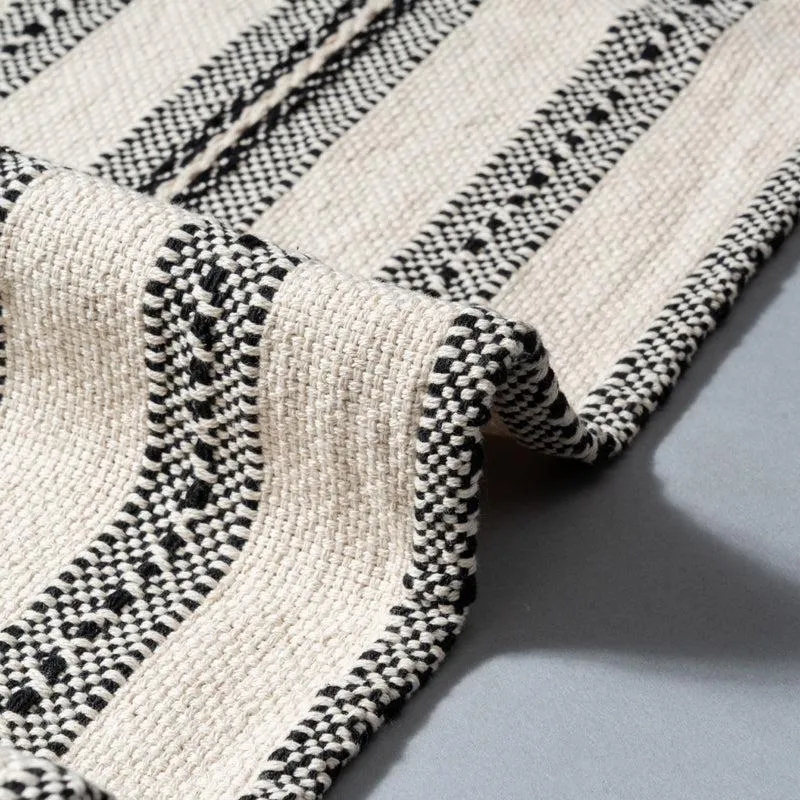 Lirael Hand Woven Cotton Table Runner media 4