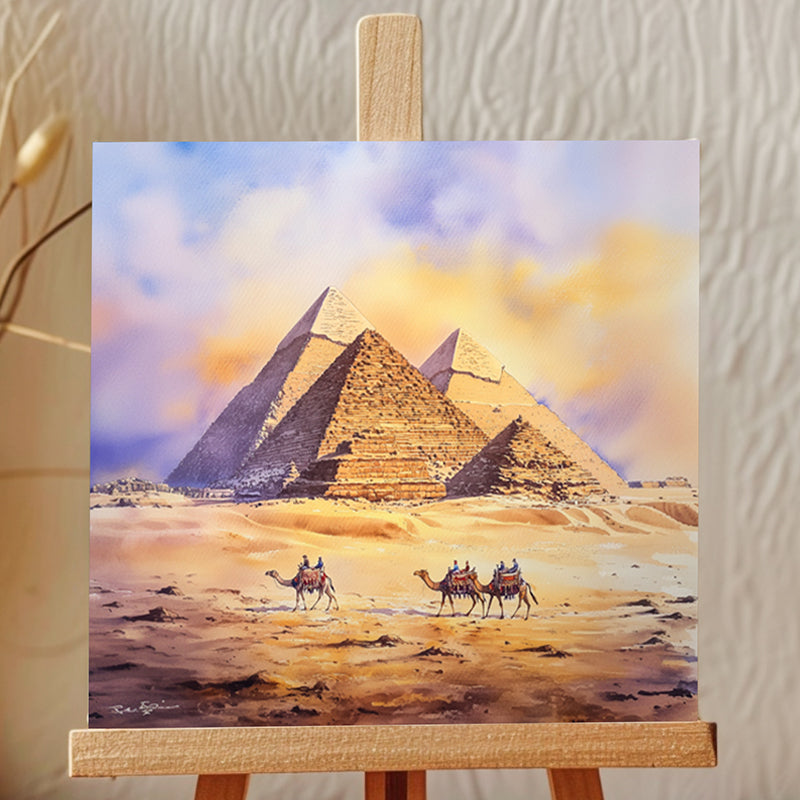 Gaze Of Gaza Canvas Showpiece