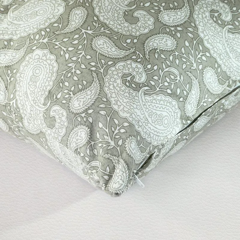 Ruksaana Printed Cushion Cover (Green) - Set Of Five media 4
