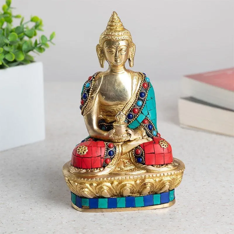 Dharmachakra Buddha Showpiece media 1
