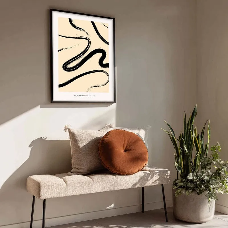 Fluid Balance Canvas Wall Painting With Black Frame media 4