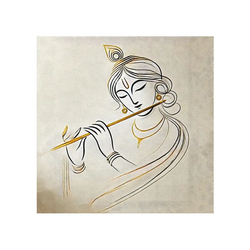 Krishnayya Poly Canvas Wall Painting media 4
