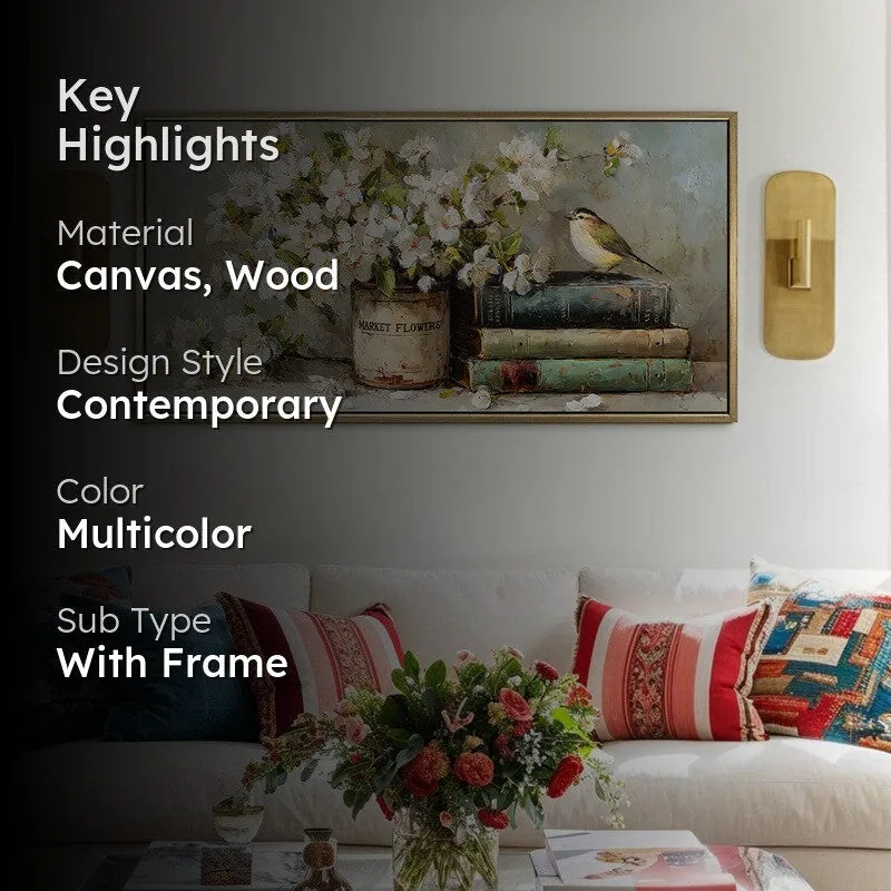 Harmonious Canvas Wall Painting With Frame media 2