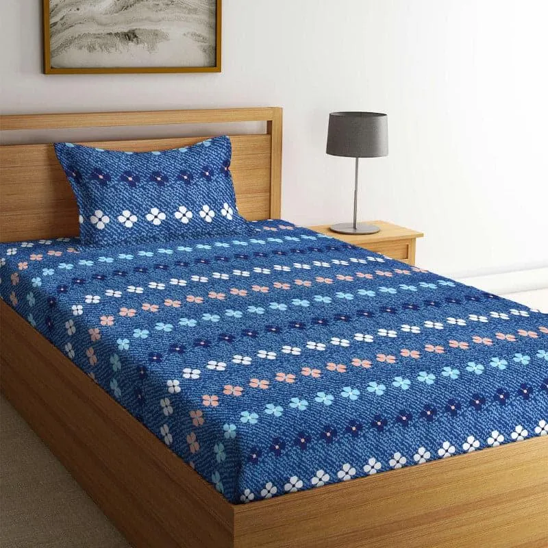 Shailo Flora Bedsheet - 180 GSM media 3