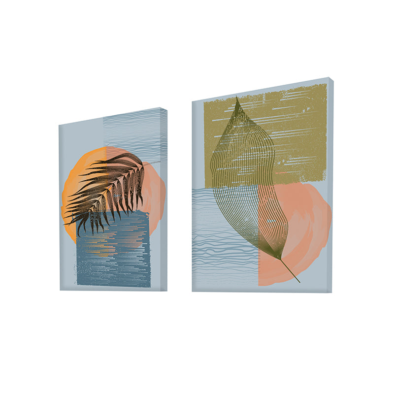 Alecto Abstract Canvas Wall Painting - Set Of Two media 3
