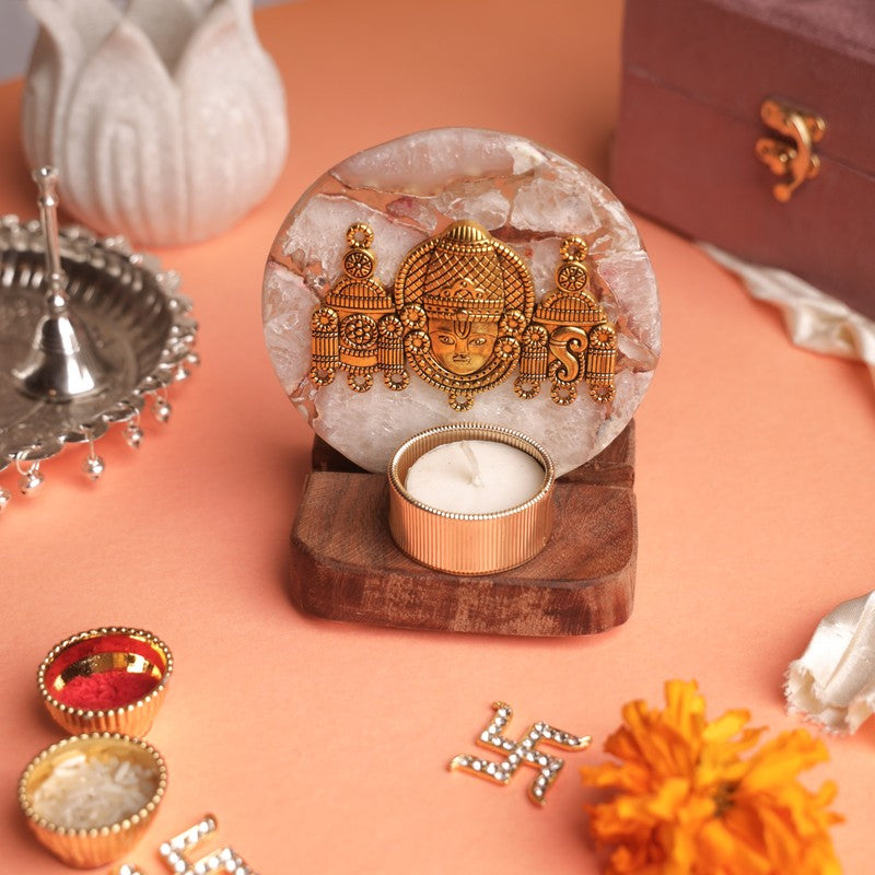 Celestial Shree Lord Venkateshwara Tealight Candle Holder