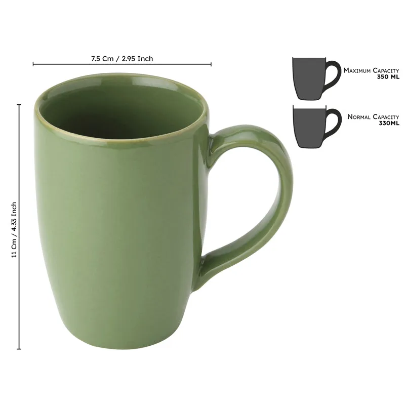 Kopi Ceramic Coffee Mug (Green) - 350 mL media 8