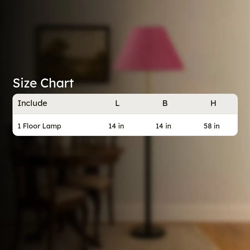 Dream Line Wooden Floor Lamp - Pink media 9