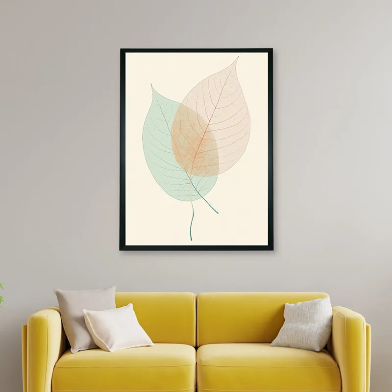 Fragile Leaves Wall Art With Resin Frame media 5