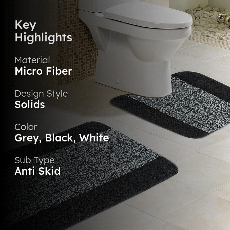 Marvis Anti Skid Bath Mat & Contour Mat -  Two Piece Set media 2