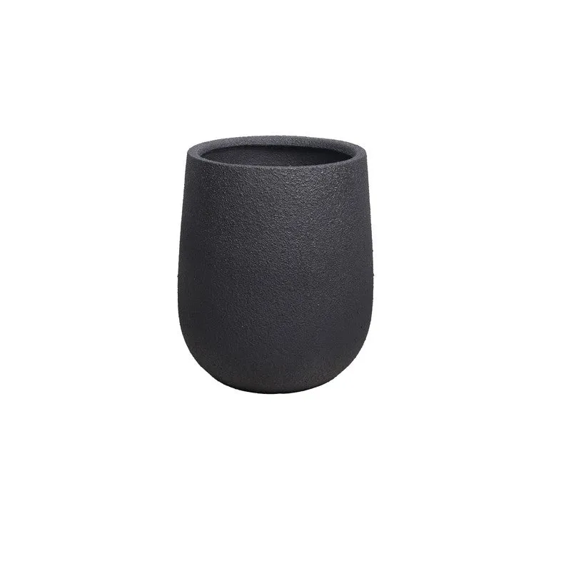 Olivra Floor Planter - Black - 5
