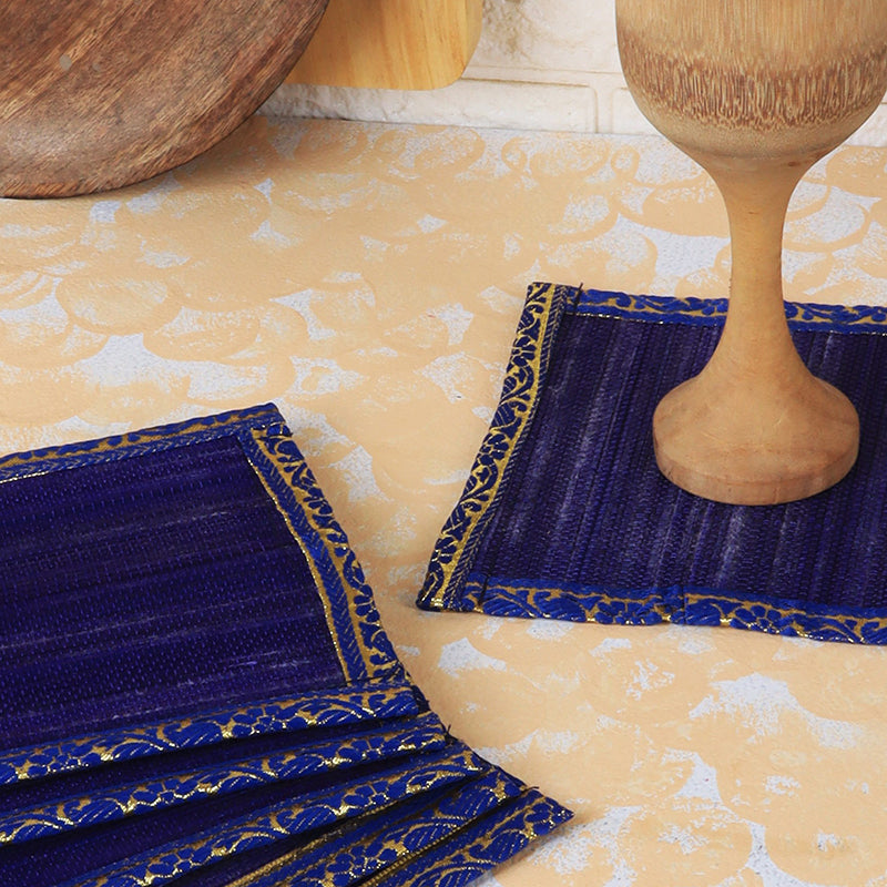 Eco Sip Bamboo Coaster (Purple) - Set Of Six media 4
