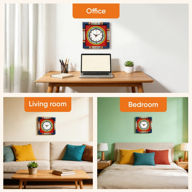 Kamilia Handcrafted Wall Clock media 6