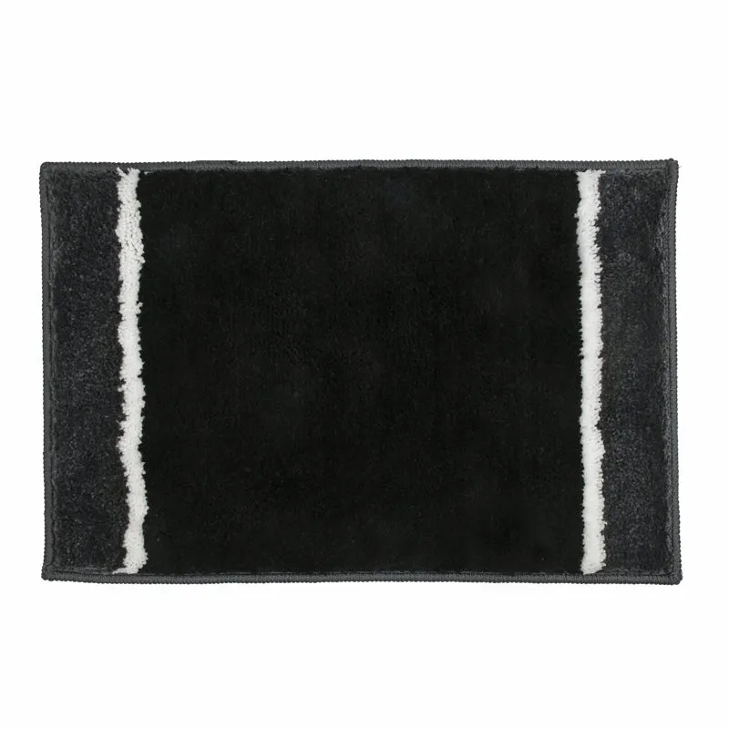 Zyra Cotton Bath Mat - Black media 1