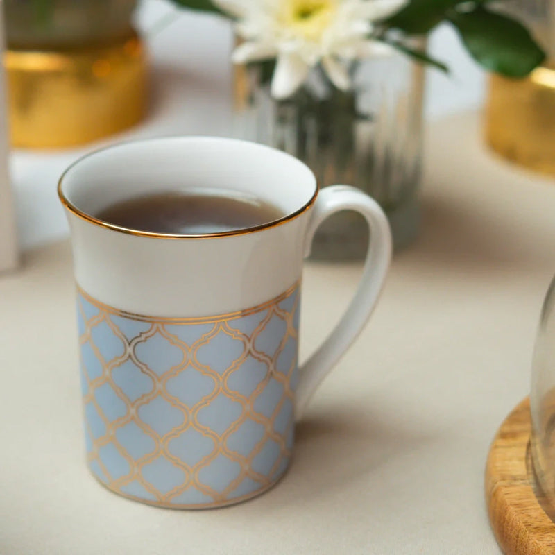 Noritake Eternal Palace Porcelain Coffee Mug (Grey) - 280 mL image 6