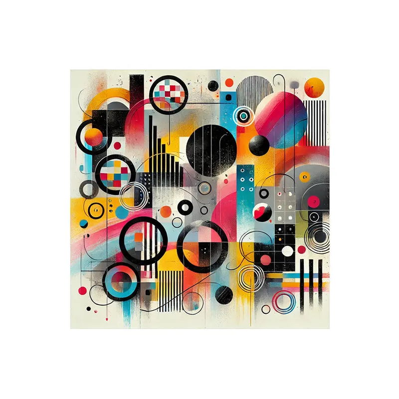 Popular Geometric Shapes Wall Painting media 4
