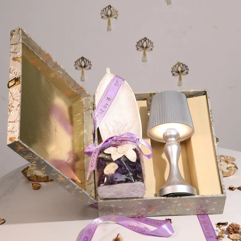 Amber Zephyr Diwali Hamper - Three Piece Set media 3