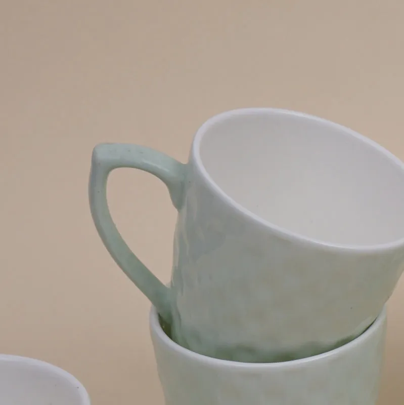 Arviya Porcelain Tea Cup (180 mL Each)/Blue)- Set of Six media 5