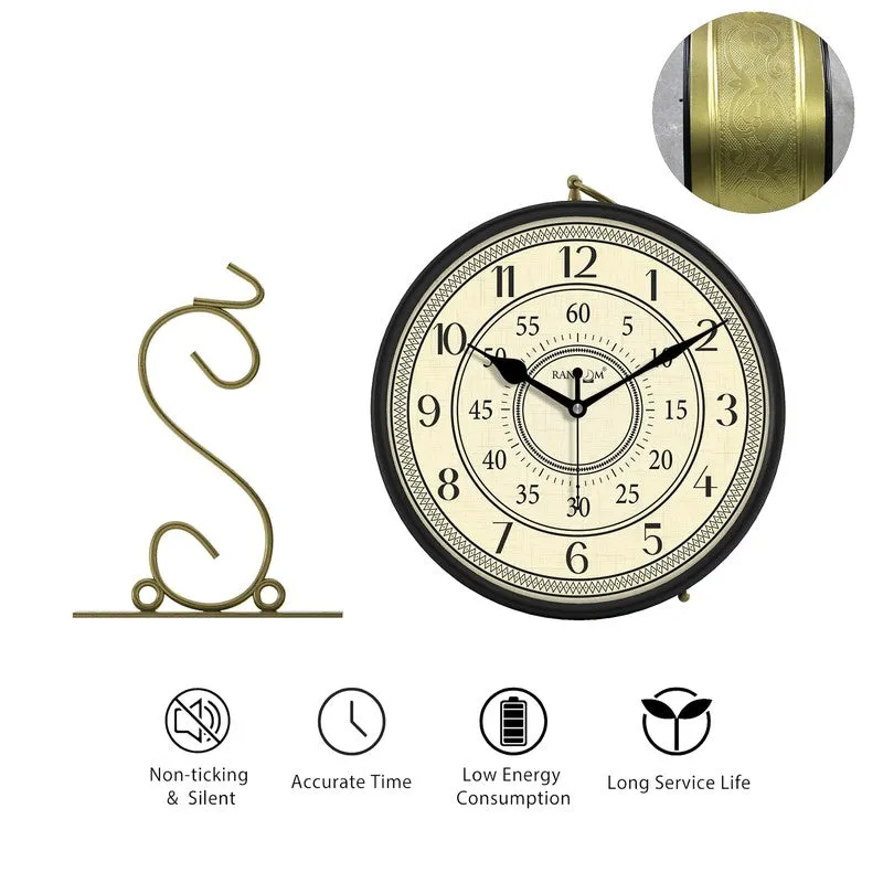 Antiqon Double Sided Wall Clock media 7