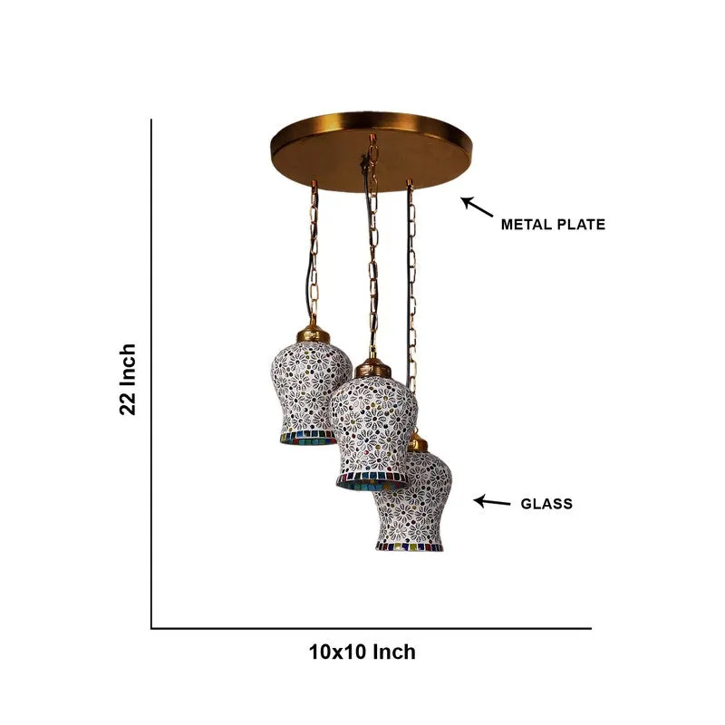 Coloraura Glow Glass Ceiling Lamp - Multicolor media 6