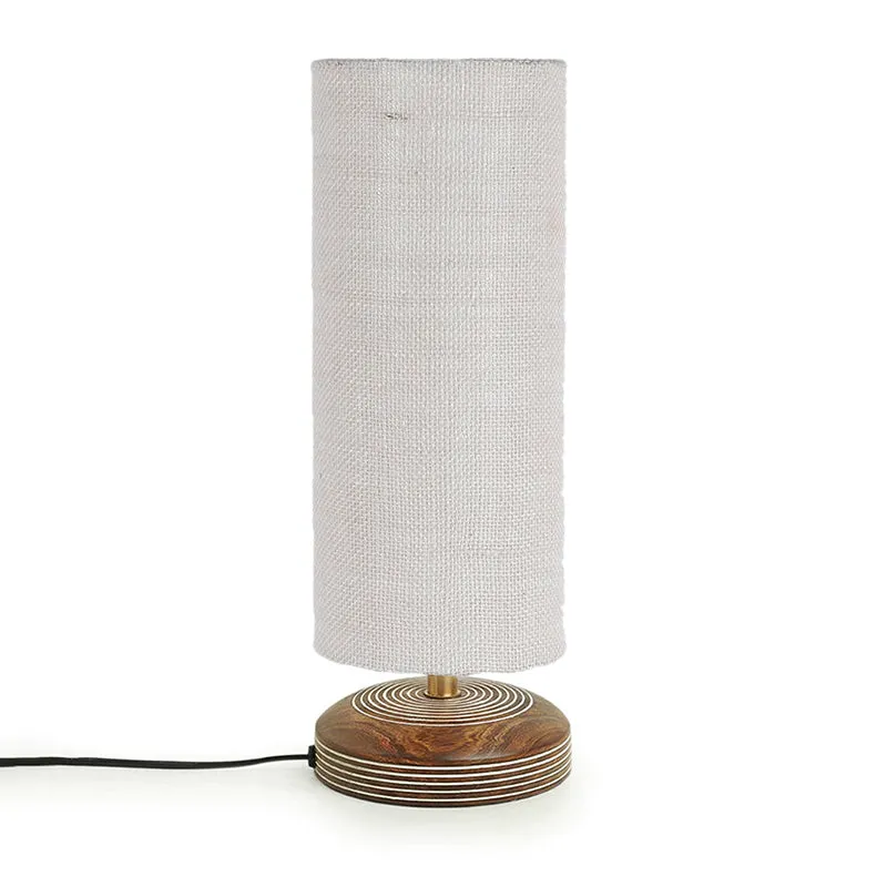 Savera Siera Fabric Table Lamp - Grey,Brown media 6