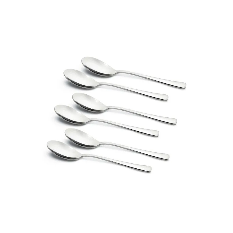 Lucia Stainless Steel Spice Spoon - Set of Six media 3