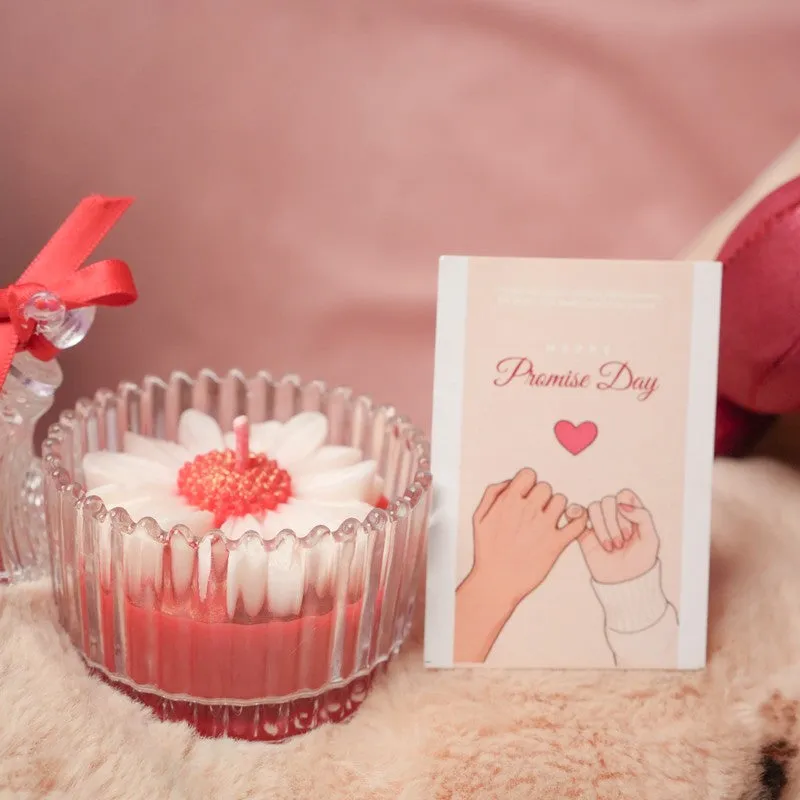 HeartGlow Scented Candle - Red media 7