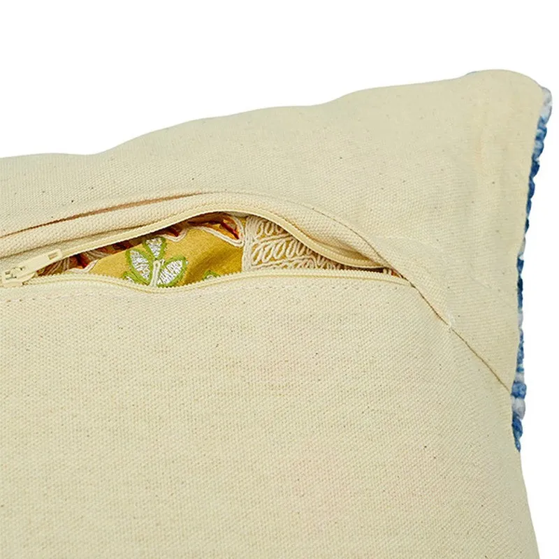 PetalReverie Cushion Cover - Blue media 5
