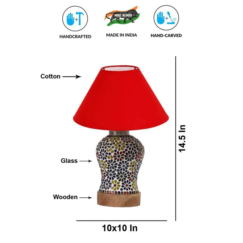 Seralya Wooden Table Lamp - Multicolor media 9