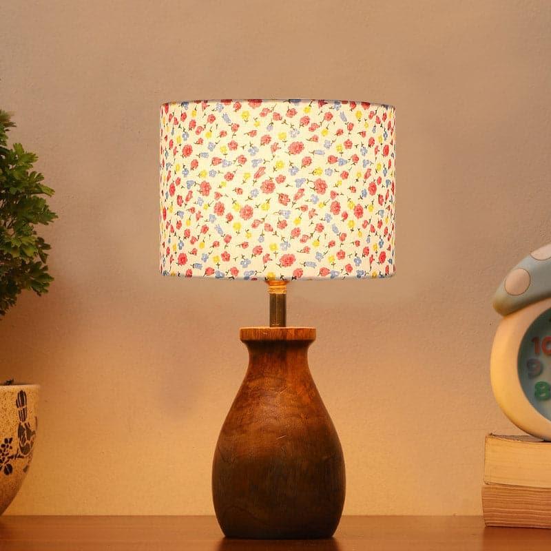 Sheldo Terrazzo Fabric Table Lamp - Multicolor