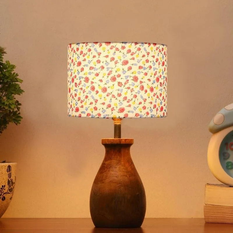 Sheldo Terrazzo Fabric Table Lamp - Multicolor media 1