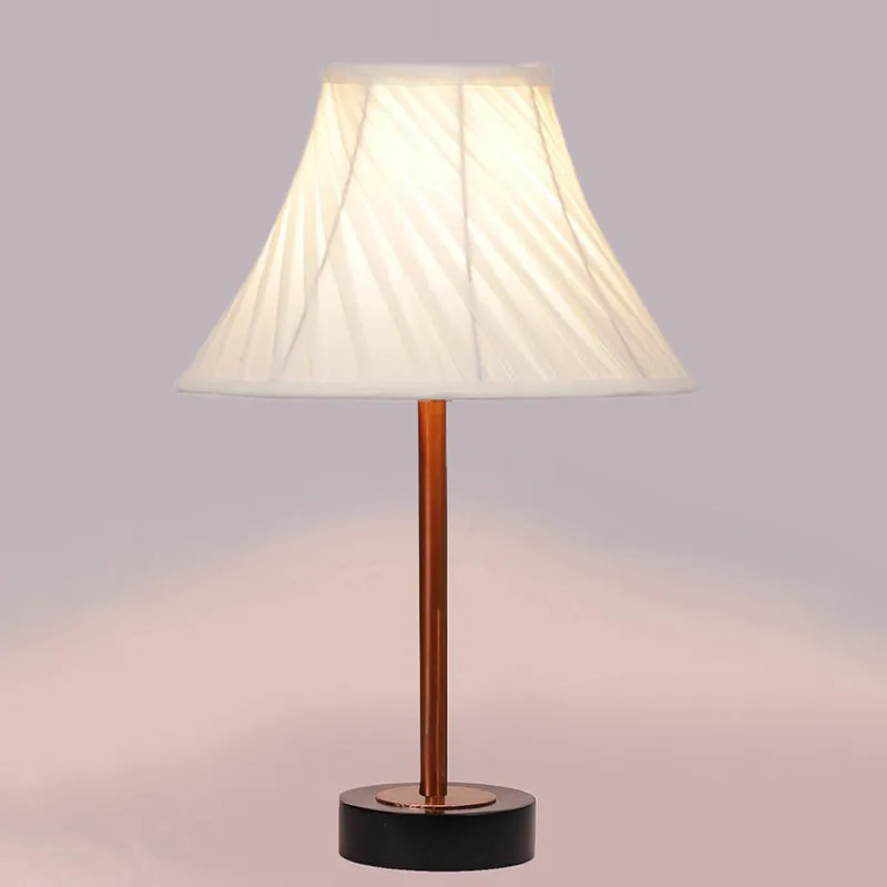 Twistra Rodin Wooden Table Lamp - Ivory,Copper,Black media 5