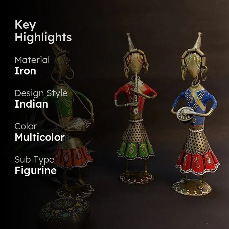 Vibrant Troupe Showpiece - Set Of Three media 2
