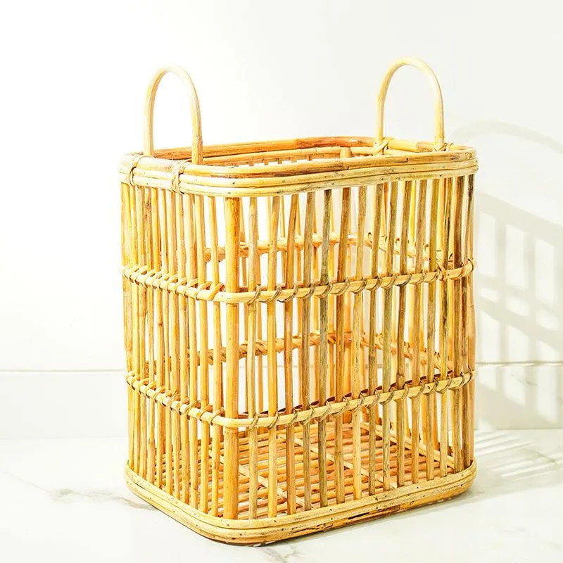 Mara Rattan Laundry Basket media 4