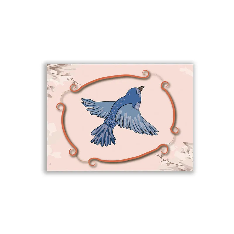 Sparrow Flight Wall Art media 3