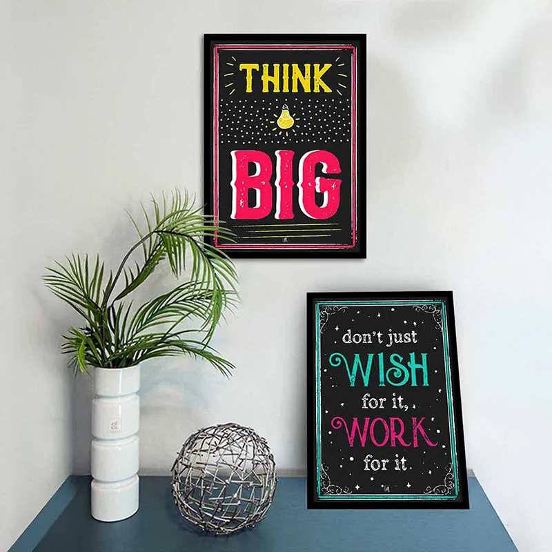 Think Big Wall Art - Set Of Two media 3