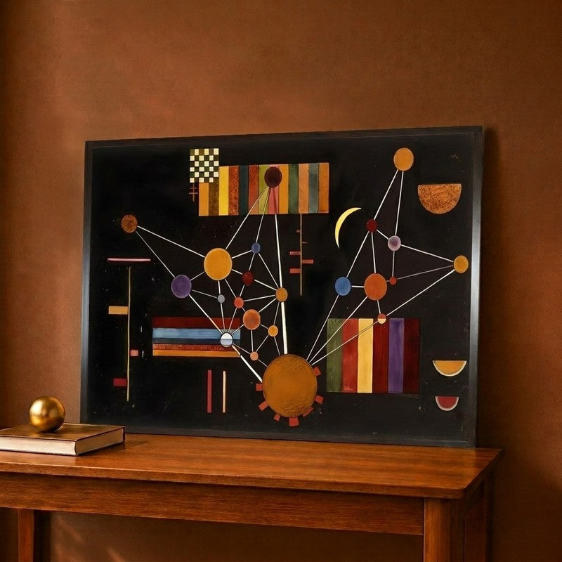Network Seen from Above No.231 Geflecht Von Oben No. 231 1927 Canvas Wall Painting - 18 x 12 Inches