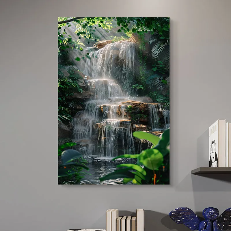 Dappled Cascades Wall Art media 5