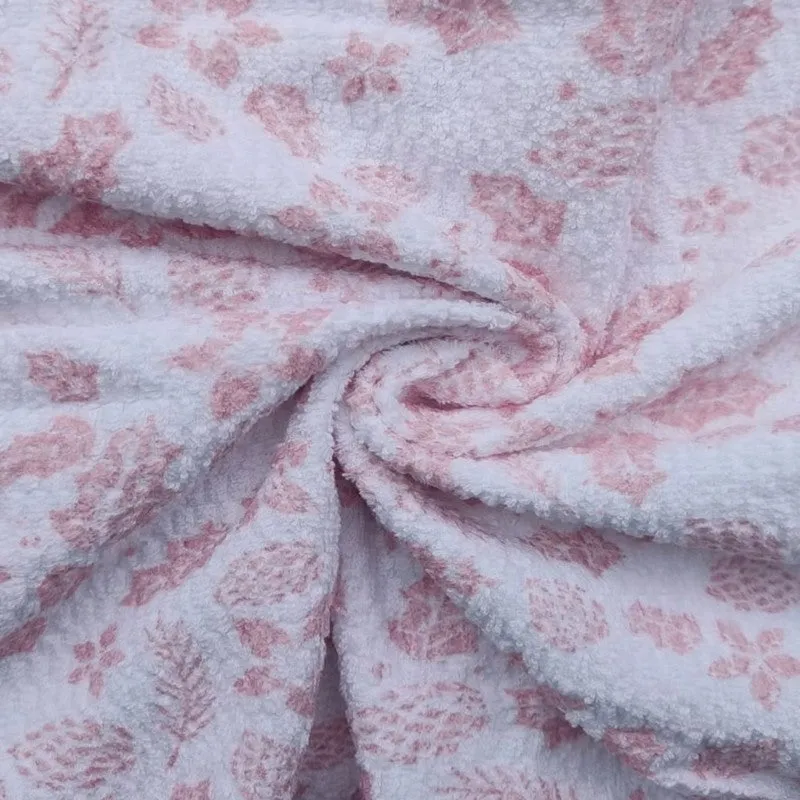 Skyloom Floral Cotton Bath Towels - White media 4