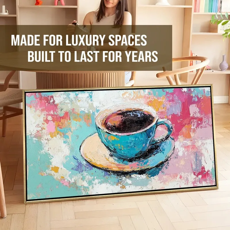 Ceramic Canvas Wall Painting With Frame media 7