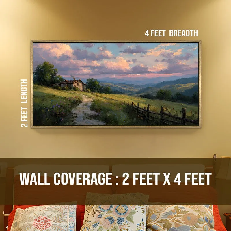 Quietlands Canvas Wall Painting With Frame media 8