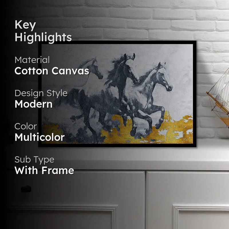 Equine Shades Wall Art with Black Frame media 2