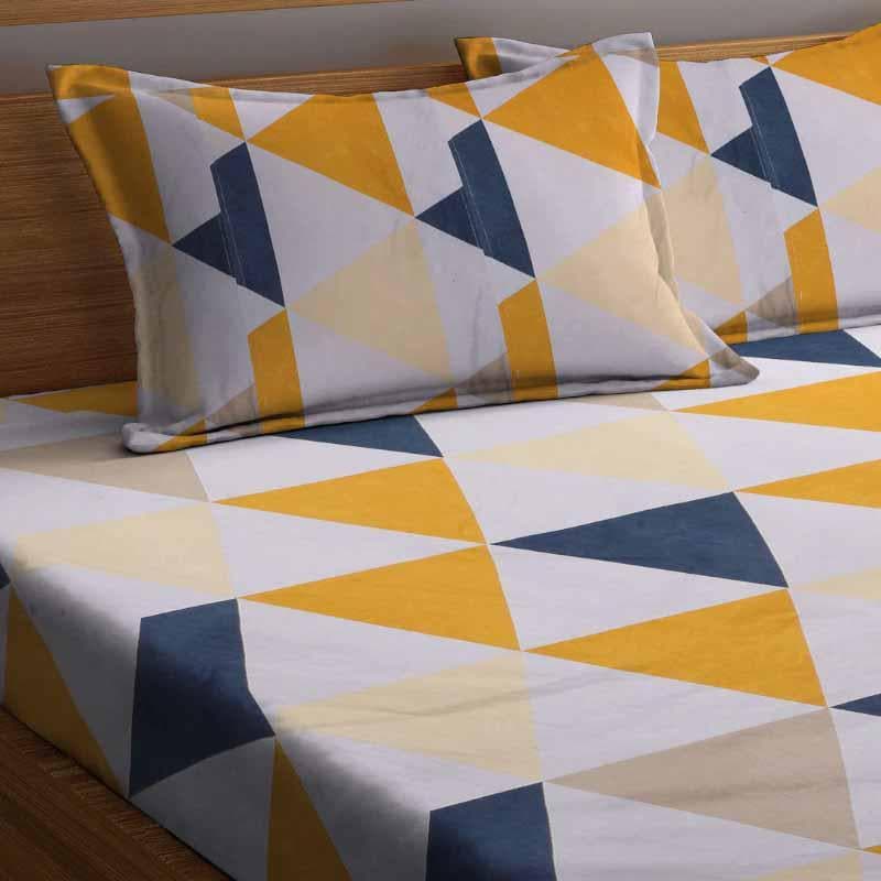 Compliment Geometry Printed Bedsheet - 150 GSM media 3