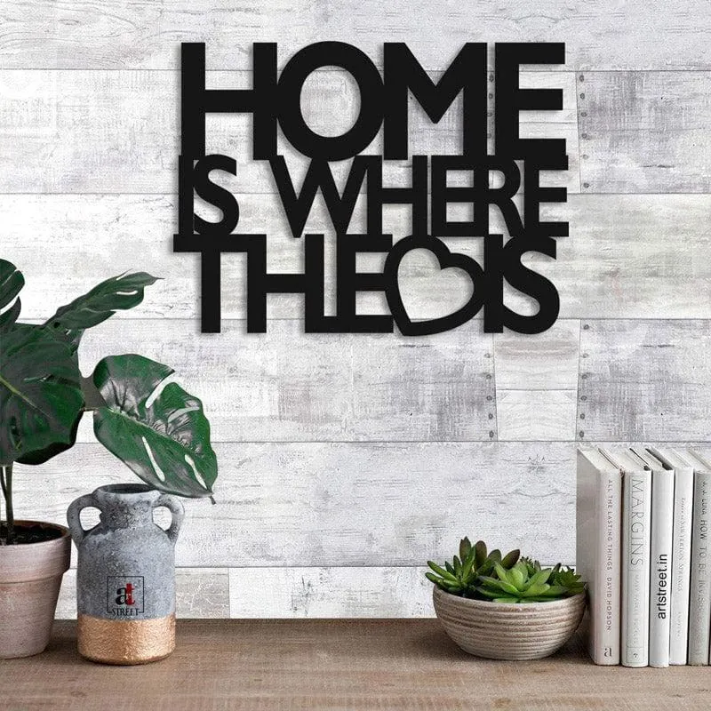 Home Is Where Love Is Plastic Wall Accent media 1