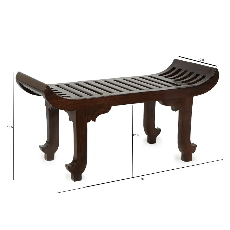 Nemo Teal Wood Ottoman media 6